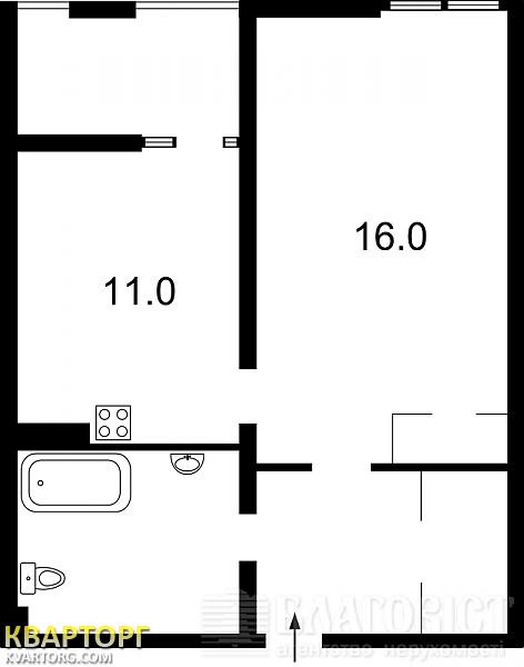 Sell 1-room apartment. Киев, Регенераторная — photo 3