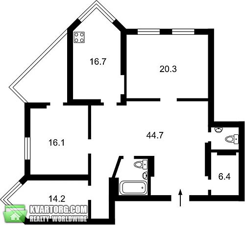 Sell 3-room apartment. Киев, Саперно-Слободская — photo 2