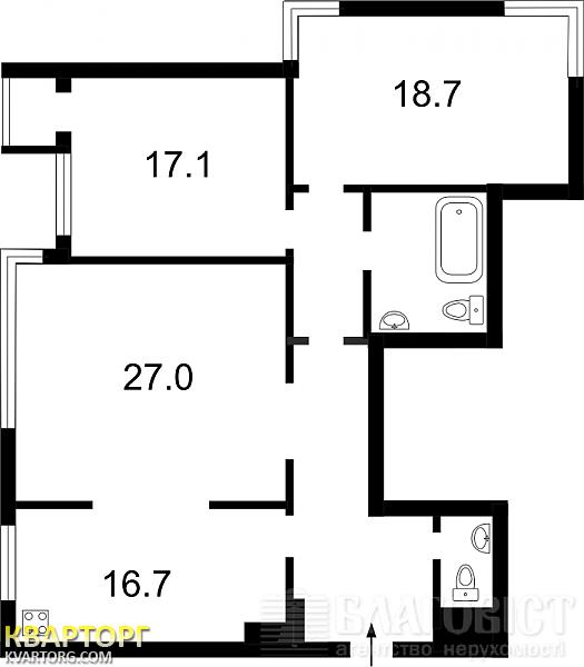 Sell 3-room apartment. Киев,  Краснозвездный пр — photo 2