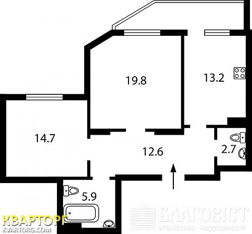 Sell 2-room apartment. Киев, Островского — photo 2