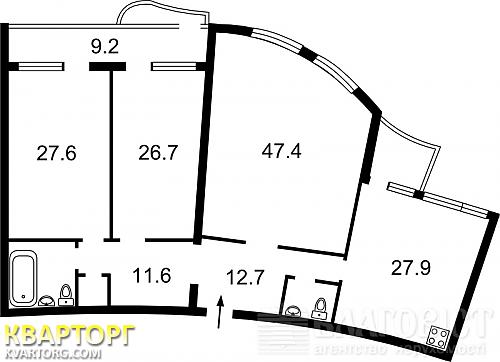 Sell 3-room apartment. Киев,  Мельникова — photo 2