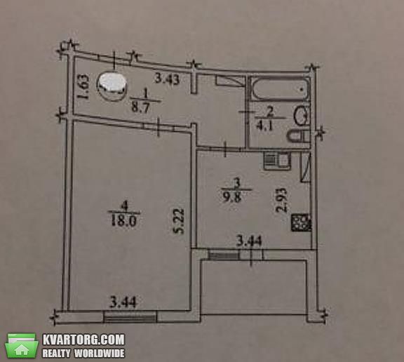 Sell 1-room apartment. Киев,  Урловская — photo 2