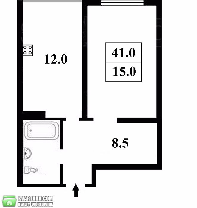 Sell 1-room apartment. Киев,  Феодосийская — photo 7