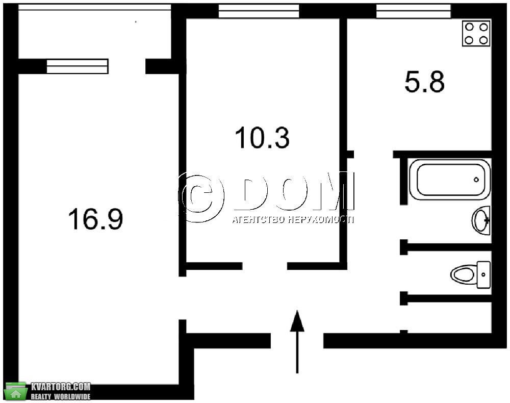 Sell 2-room apartment. Киев,  Зодчих — photo 1