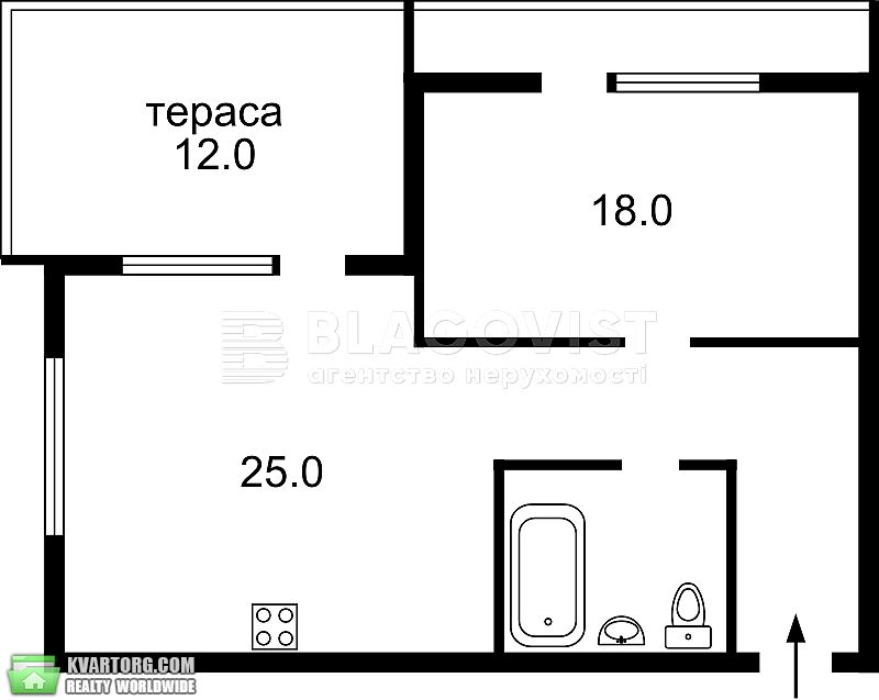 Sell 2-room apartment. Киев,  Златоустовская — photo 2