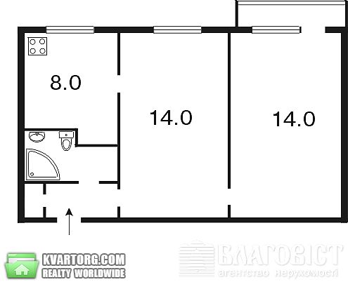 Sell 2-room apartment. Киев,  Фрунзе — photo 4