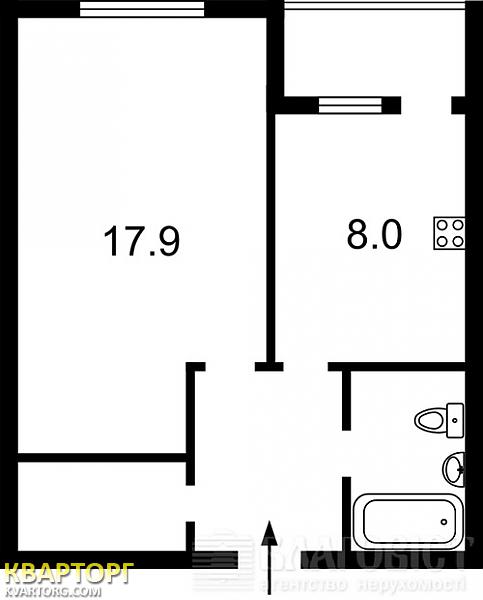 Sell 1-room apartment. Киев,  Урловская — photo 6