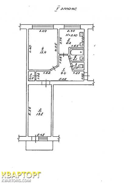 Sell 2-room apartment. Одесса, 25 Чапаевской див. — photo 3