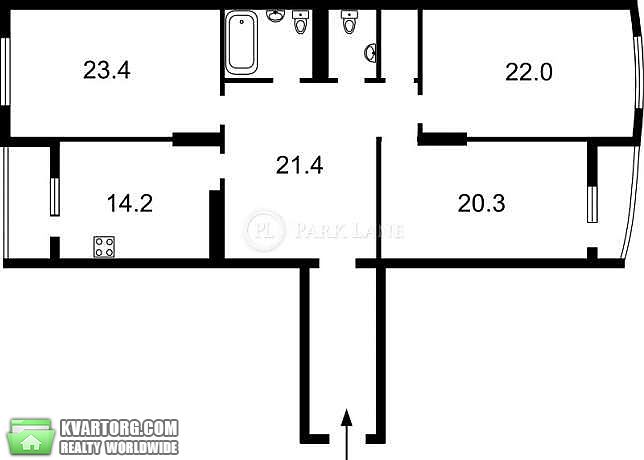 Rent out 4-room apartment. Киев,  Трутенко — photo 3