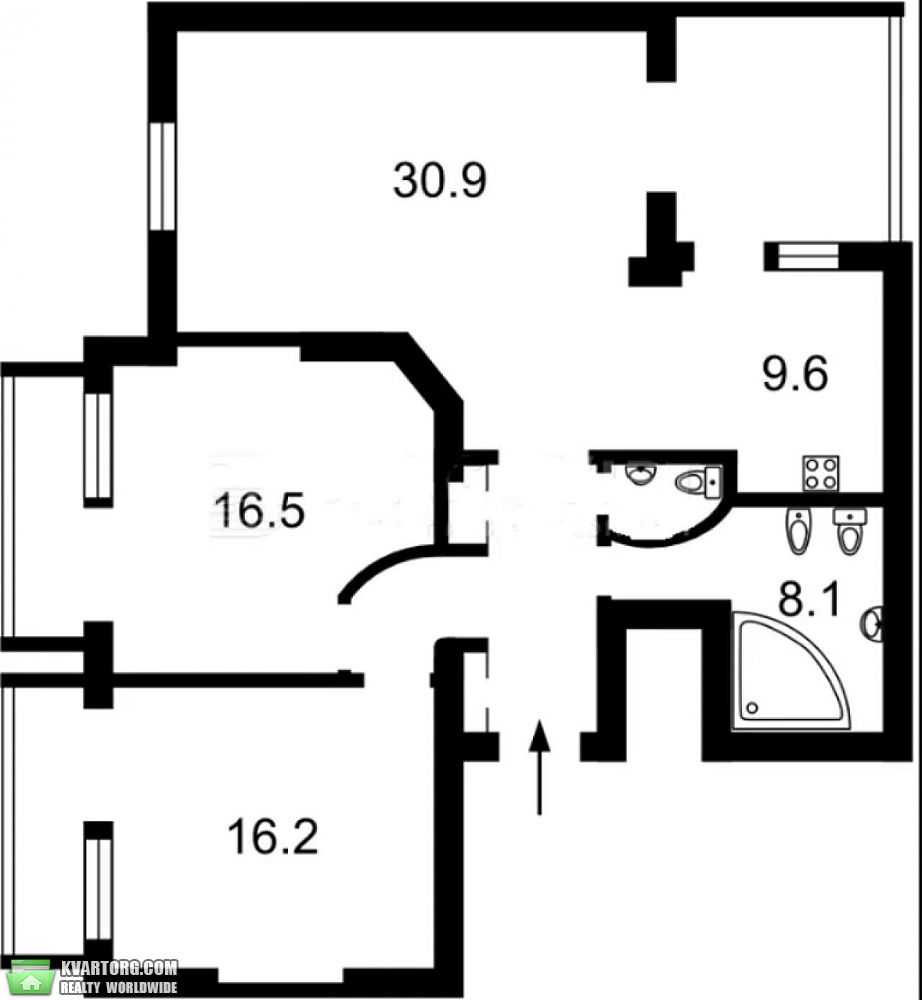 Rent out 3-room apartment. Киев,  Леонтовича — photo 8