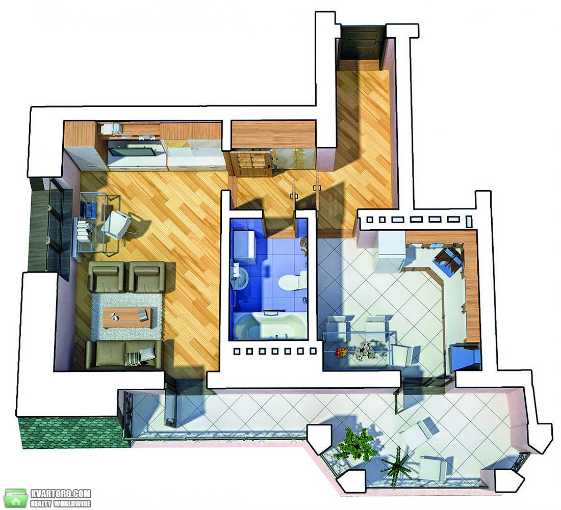 Sell 1-room apartment. Киев,  Пушкинская — photo 2