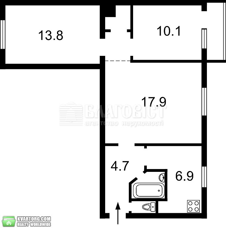 Sell 3-room apartment. Киев,  Федорова — photo 7