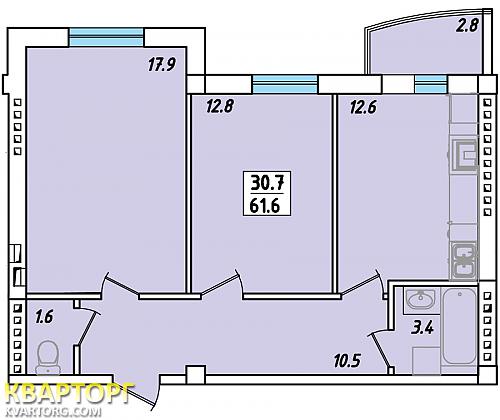 Sell 2-room apartment. Одесса, Зои Космодемьянской — photo 5
