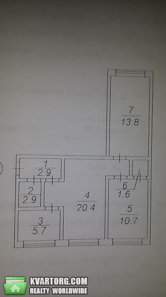 продам 3-комнатную квартиру. Киев,  Комарова - фото 5