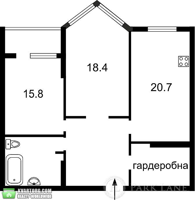 Sell 2-room apartment. Киев,  Саперно-Слободская — photo 2