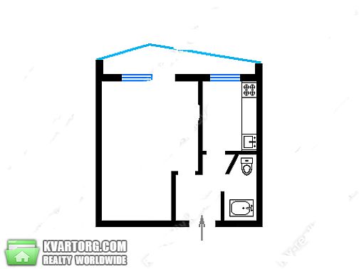 Sell 1-room apartment. Киев,  Златопольская — photo 2