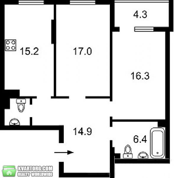 Sell 2-room apartment. Киев, Островского — photo 4