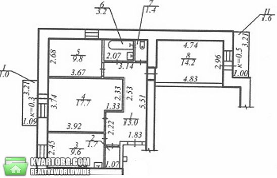 Sell 3-room apartment. Днепропетровск, Братьев Трофимовых — photo 1