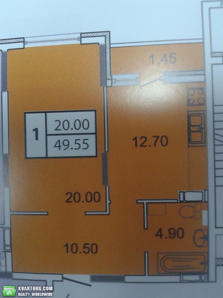 Sell 1-room apartment. Киев,  Конева — photo 2