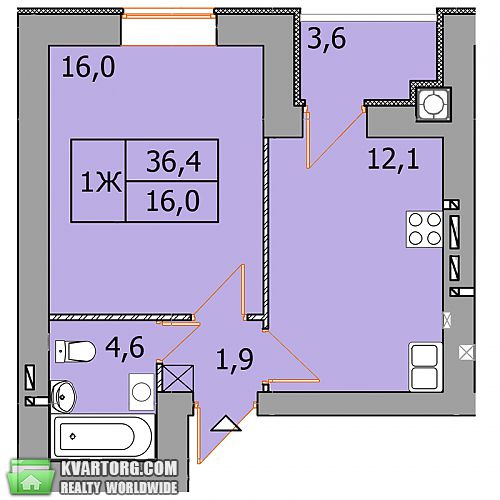 продам 1-комнатную квартиру. Киев,  Гетьманская - фото 5