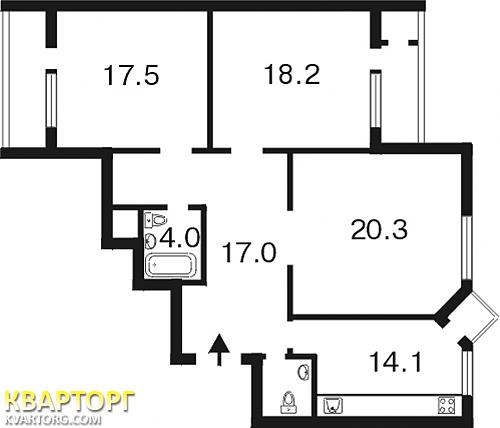 Sell 3-room apartment. Киев, Гайдара — photo 1