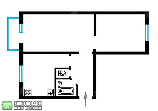 Sell 2-room apartment. Киев,  Карбышева — photo 2
