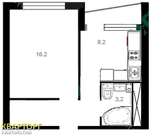 Sell 1-room apartment. Киев,  Челябинская — photo 2