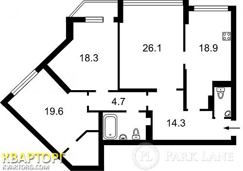 Sell 3-room apartment. Киев,  Срибнокильская — photo 2