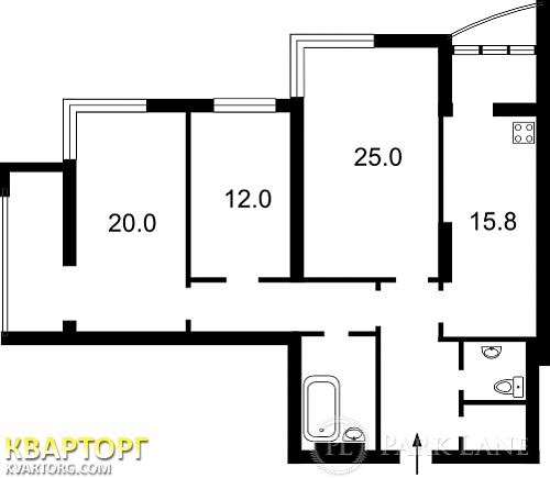 продам 3-комнатную квартиру. Киев,   Краснозвездный пр - фото 7