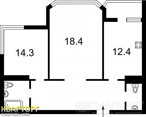Sell 2-room apartment. Киев,  Чавдар — photo 2