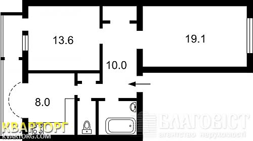 Sell 2-room apartment. Киев,  Дружбы Народов бул — photo 2