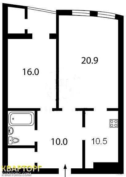 Sell 2-room apartment. Киев, Щорса — photo 2