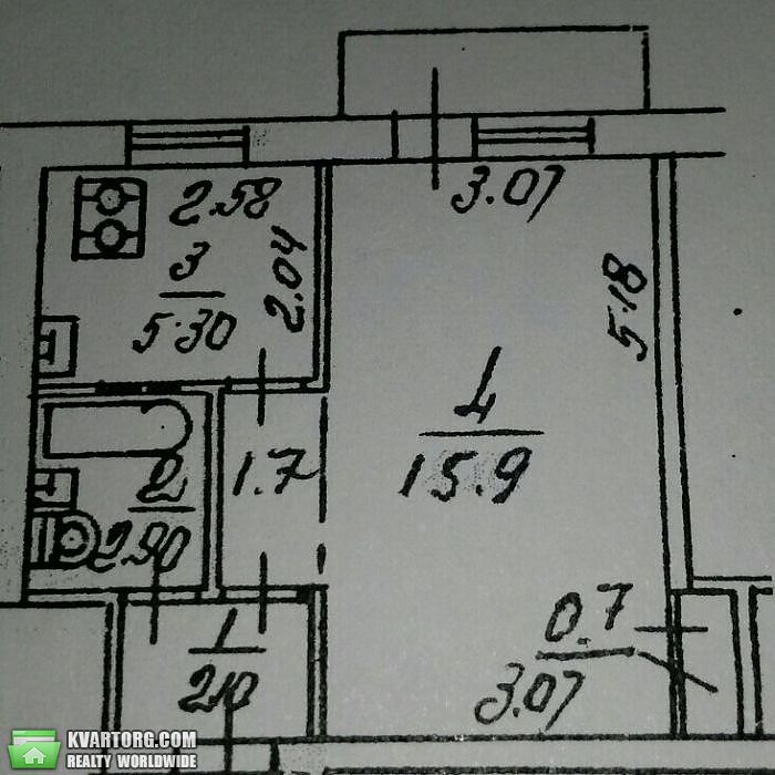 Sell 1-room apartment. Киев,  Красноткацкая — photo 6