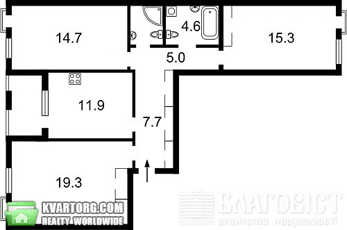 Sell 3-room apartment. Киев, Регенераторная — photo 4
