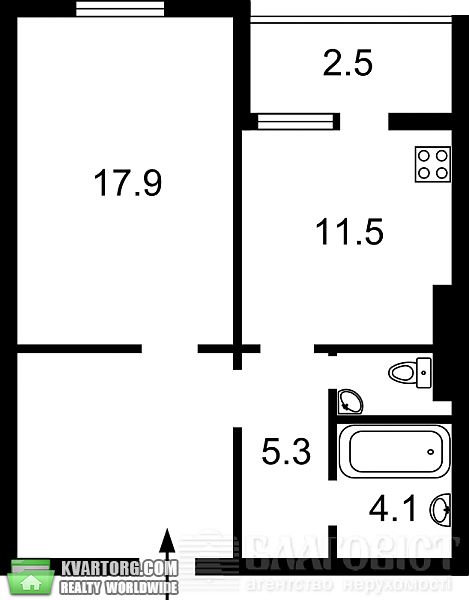 Sell 1-room apartment. Киев, Закревского — photo 5