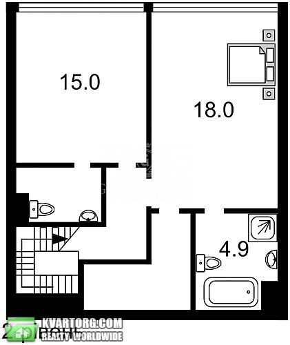 Sell 2-room apartment. Киев, Златоустовская — photo 7