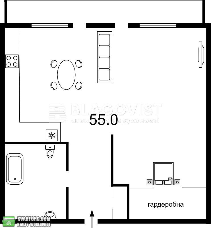 Sell 1-room apartment. Киев,  Драгомирова — photo 3