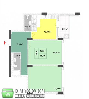 Sell 2-room apartment. Киев, Драгомирова — photo 2