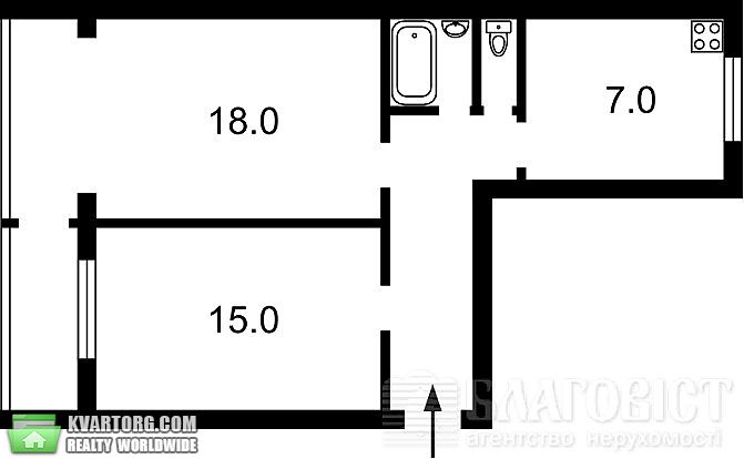 Sell 2-room apartment. Киев,  Драгомирова — photo 2