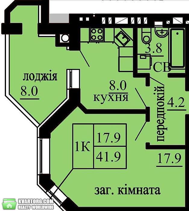 Sell 1-room apartment. Киев, Мира — photo 8