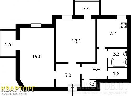 Sell 2-room apartment. Киев, Пушкинская — photo 2