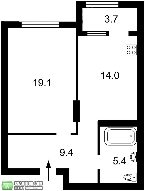 Sell 1-room apartment. Киев,  Глушкова пр — photo 5