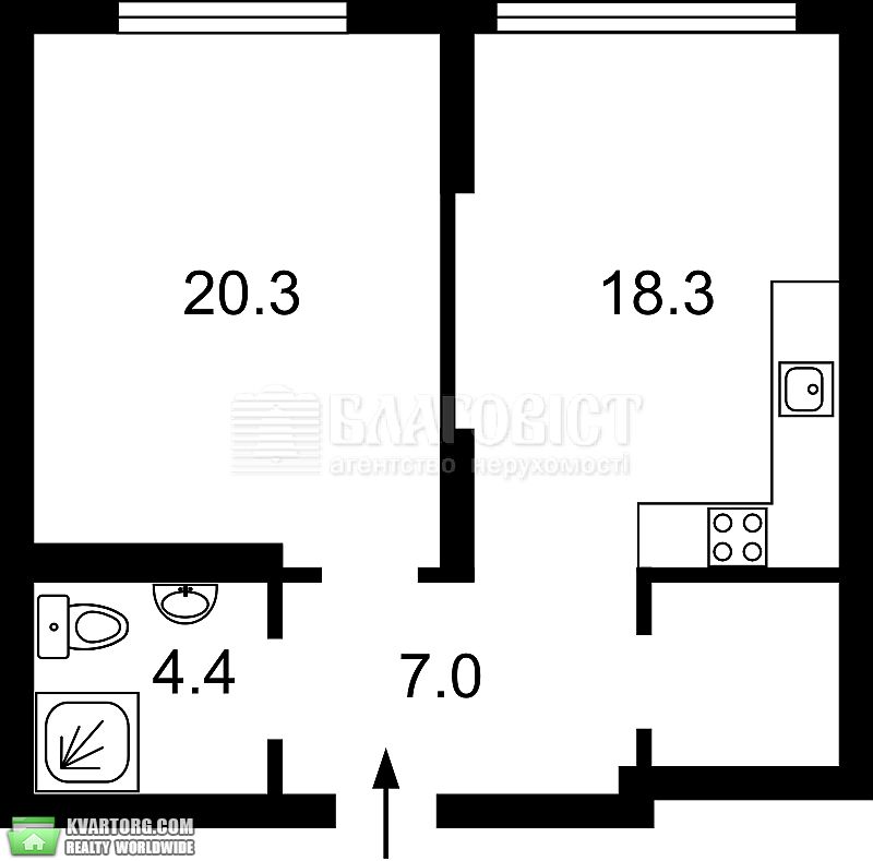 Sell 1-room apartment. Киев, трускавецкая — photo 4