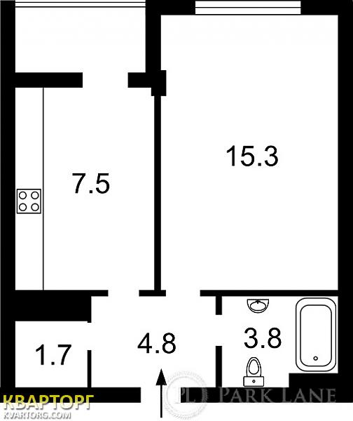 Sell 1-room apartment. Киев,  Богатырская — photo 4
