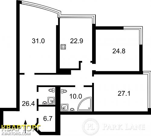 Sell 3-room apartment. Киев,  Кловский спуск — photo 2