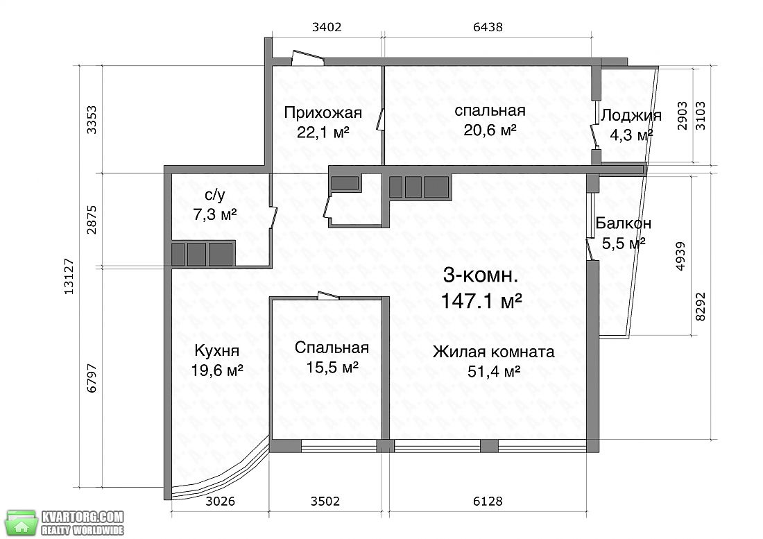 Sell 3-room apartment. Одесса, Новобереговая — photo 2