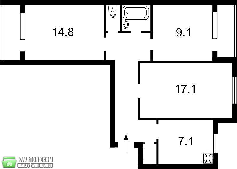 Sell 3-room apartment. Киев,  Луначарского — photo 7