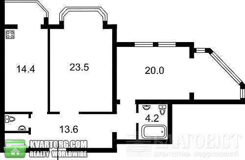 Sell 2-room apartment. Киев, Вильямса — photo 2