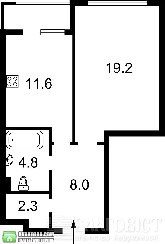 Sell 1-room apartment. Киев,  Танковая — photo 4