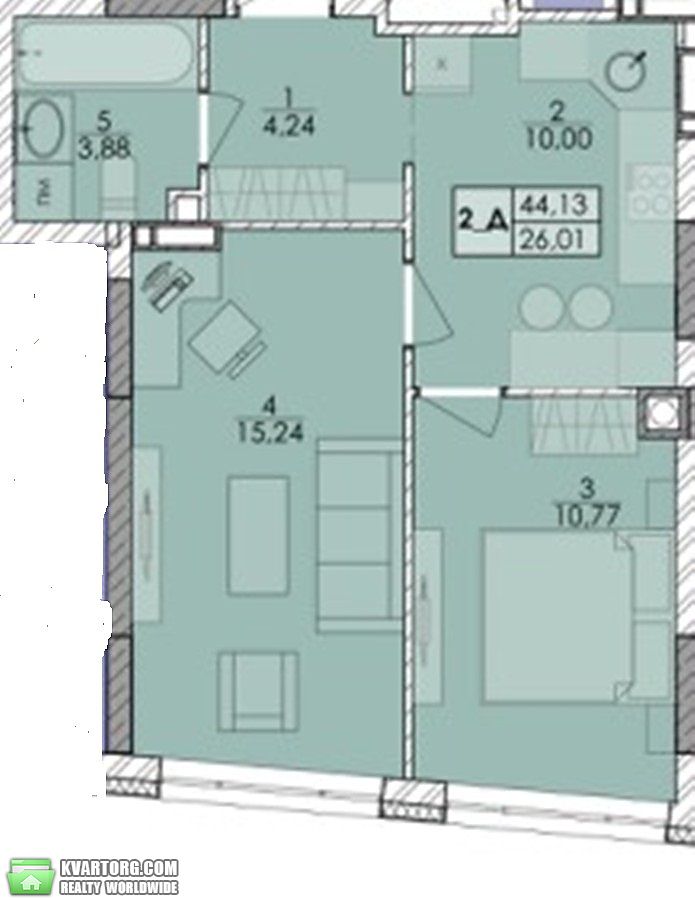 Sell 2-room apartment. Ирпень,  Сковороды — photo 4
